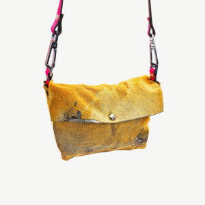 Metallic Silver/Cream AVA Bag with Pink/Silver Logo